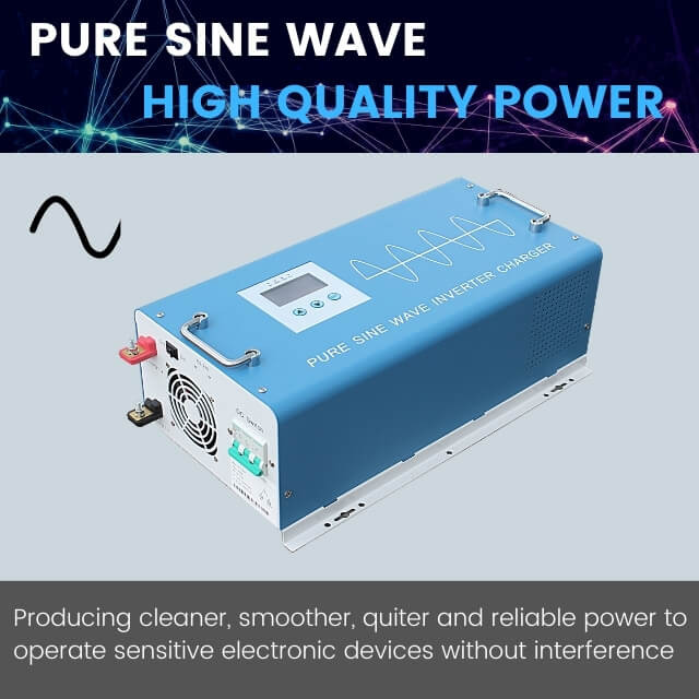 1500W 12V 24V Pure sine wave inverter charger