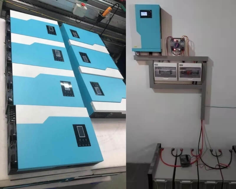 3.5KW 5.5KW hybrid solar inverter with 100A MPPT controller working without battery