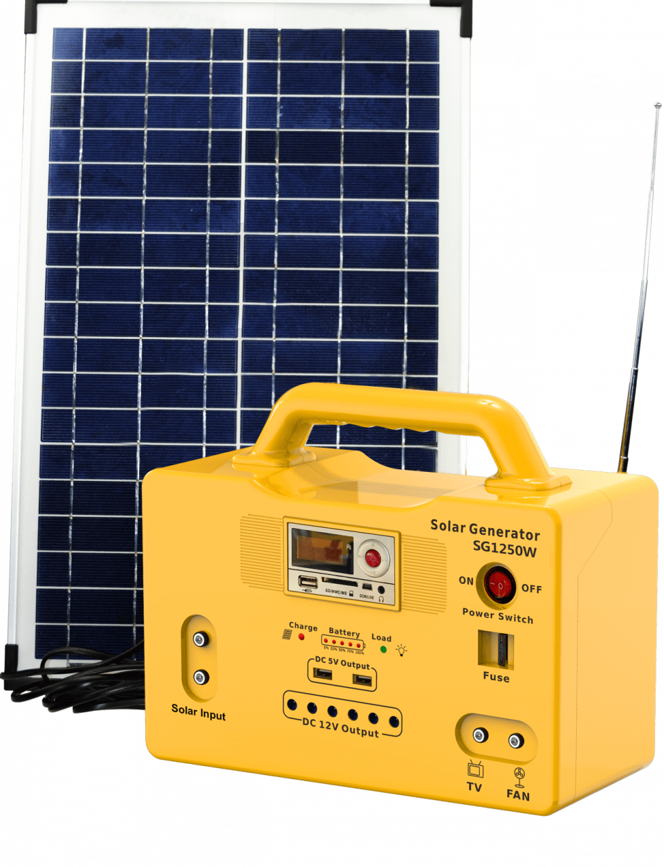 DC solar kits 20W 30W 50W Solar generator