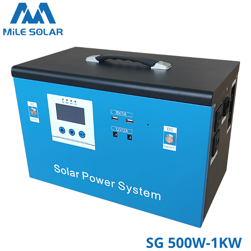 OEM ODM quality 500W 1KW allinone portable solar generator system
